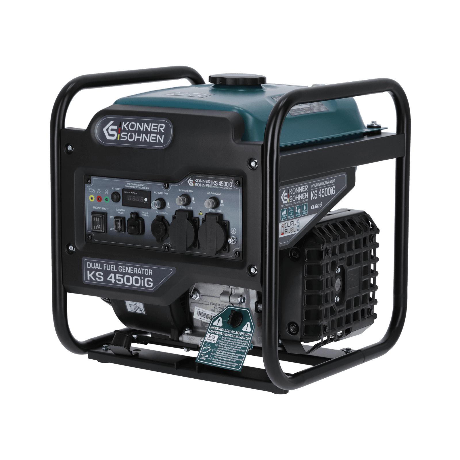 Generador inverter de doble combustible KS 4500iG