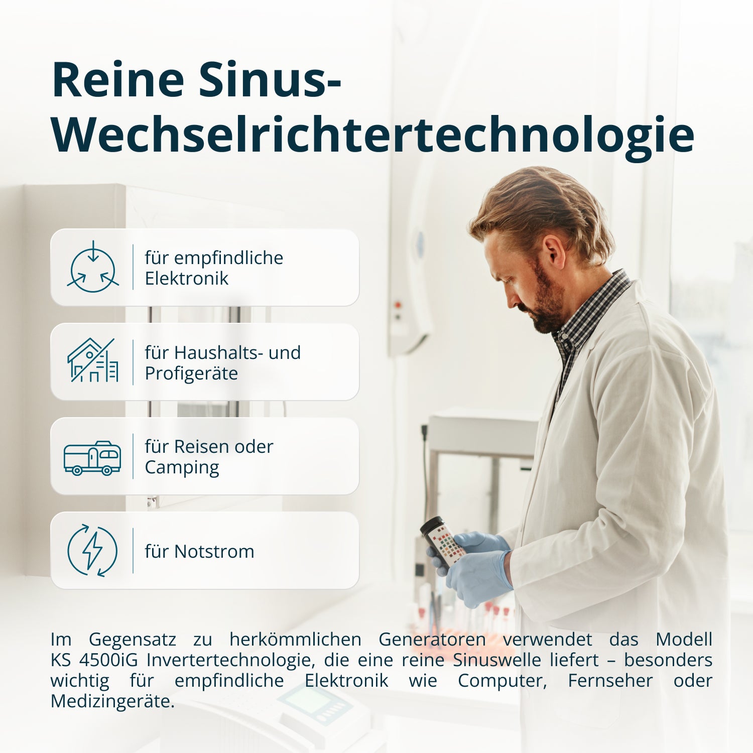 Dobbeltbrændstof Inverter Generator KS 4500iG