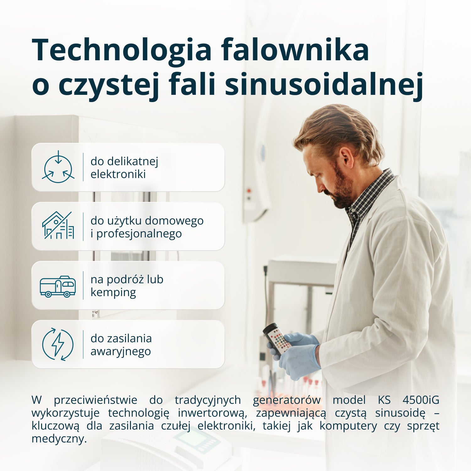Dwupaliwowy generator inwertorowy KS 4500iG