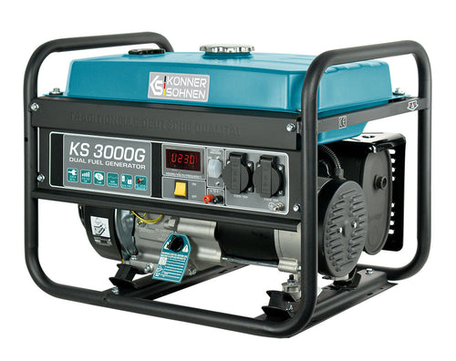 LPG/benzin generator "Könner & Söhnen" KS 3000G