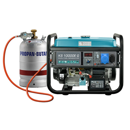 LPG/Benzin Generator "Könner & Söhnen" KS 10000E G