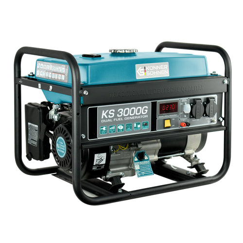 LPG/benzin generator "Könner & Söhnen" KS 3000G