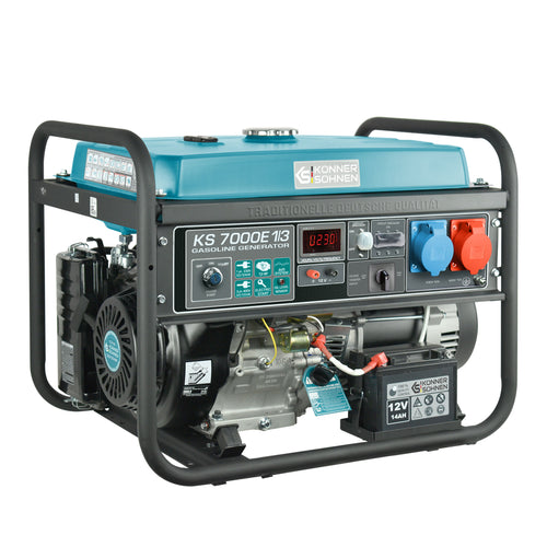 Generador de gasolina "Könner & Söhnen" KS 7000E 1/3