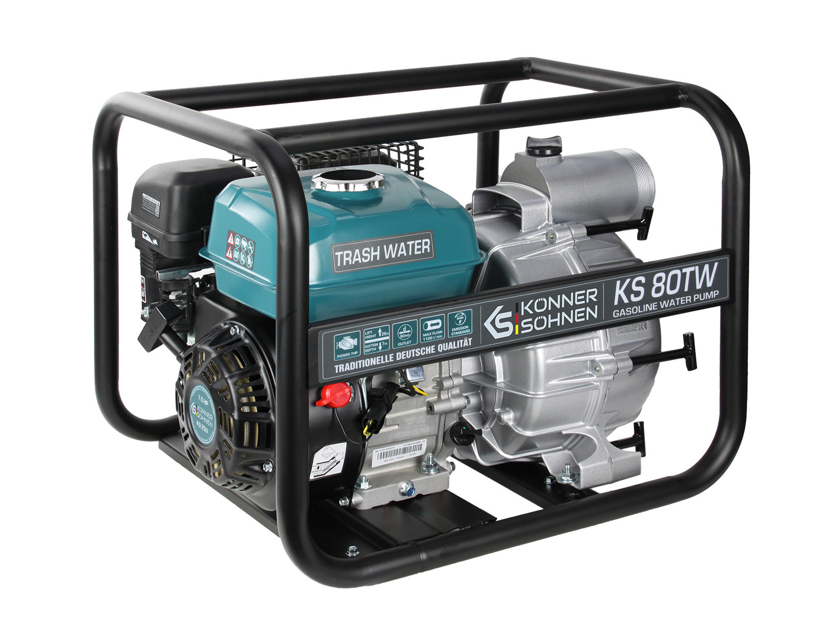 Bomba de motor para agua residual KS 80TW