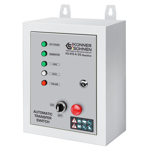 Interruptor de Transferência Automática KS ATS 4/25 Gasoline