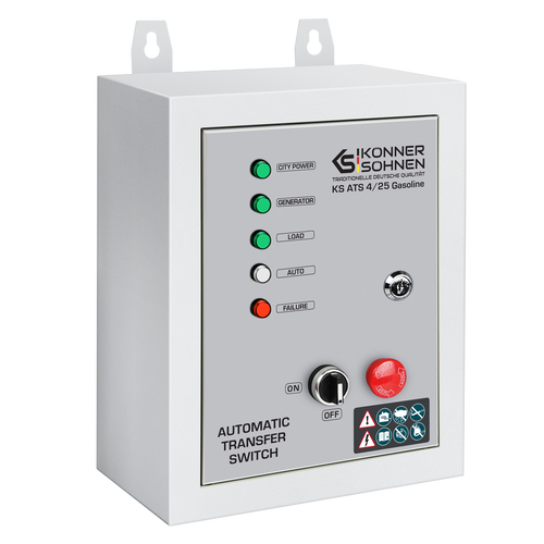 Interruptor de Transferência Automática KS ATS 4/25 Gasoline