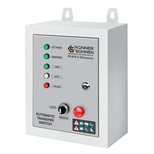 Interruptor de Transferência Automática KS ATS 4/25 Inverter