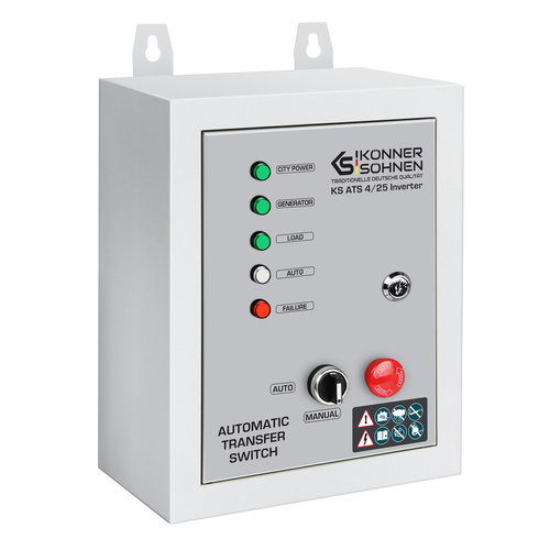 Interruptor de Transferência Automática KS ATS 4/25 Inverter