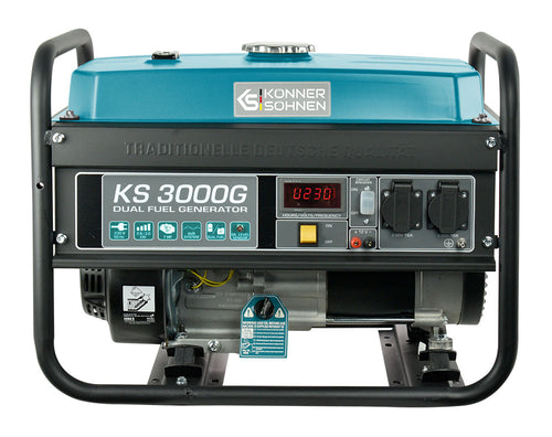 LPG/benzin generator "Könner & Söhnen" KS 3000G