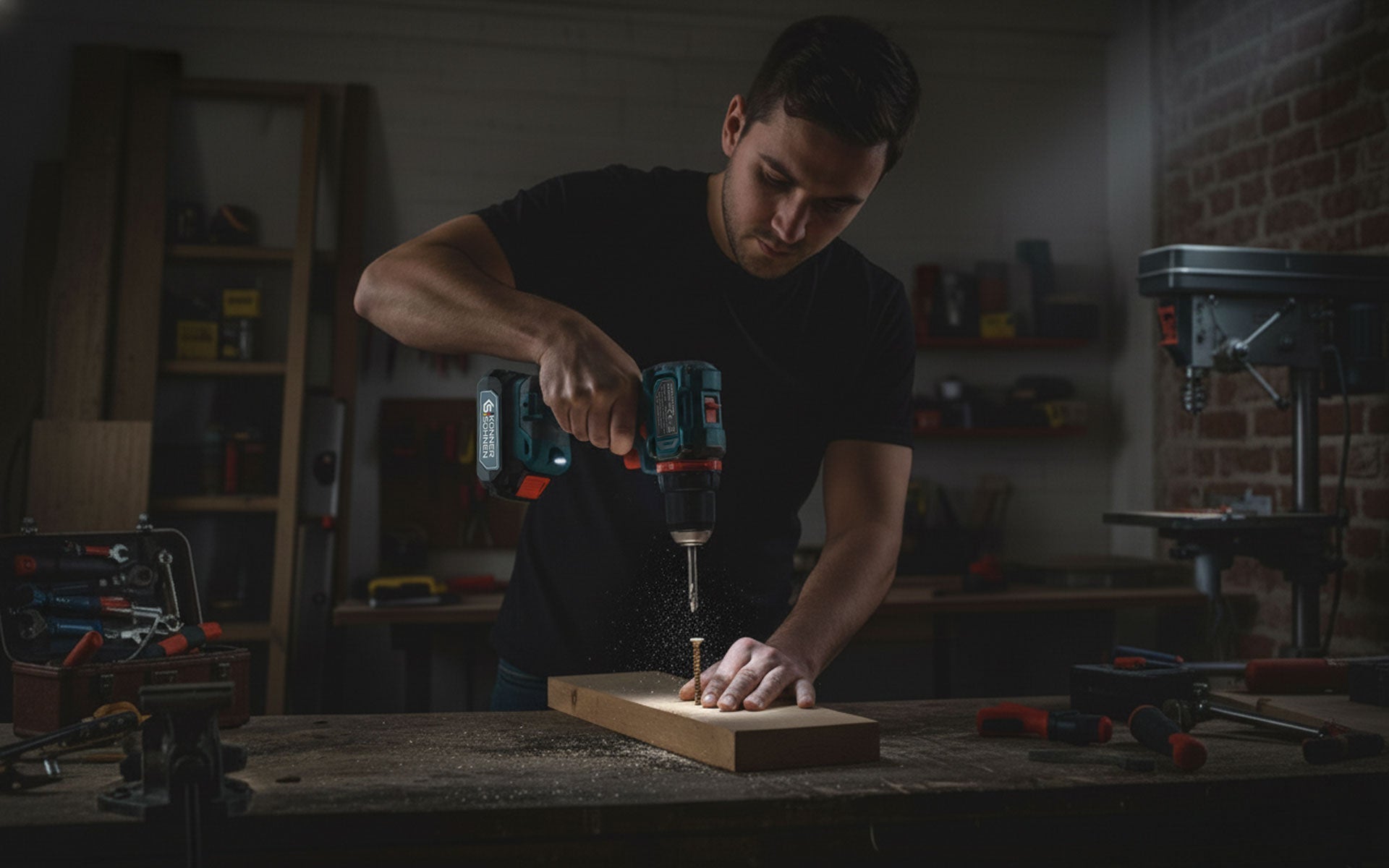 New from Könner & Söhnen: Universal Cordless Kit KS ID20V-60 KIT 74 —All in One Case