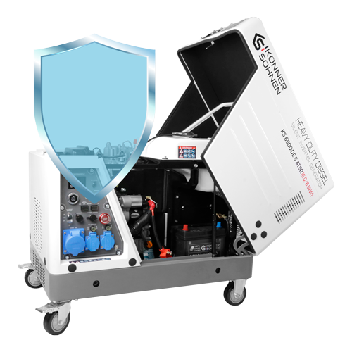 Cofano insonorizzato antivandalico