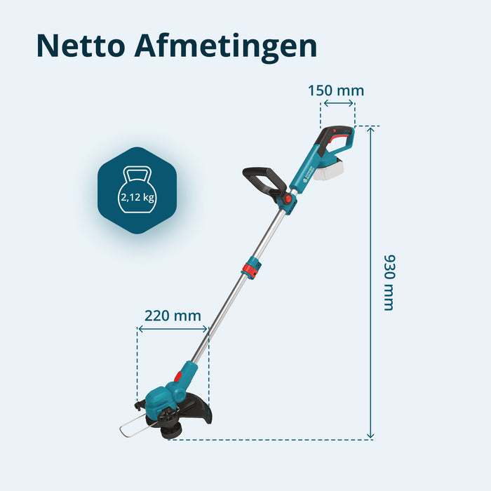 Snoerloze trimmer KS CST-20V
