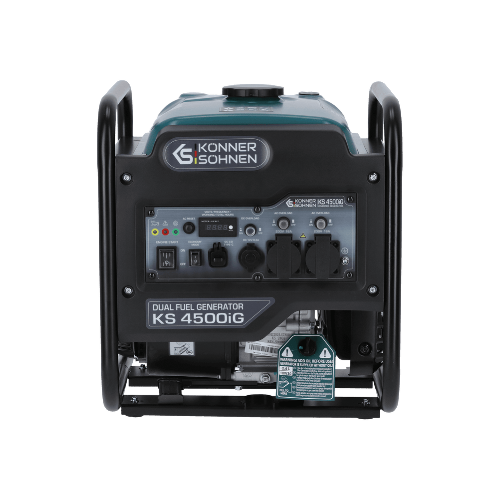 Dubbelt bränsle invertergenerator KS 4500iG