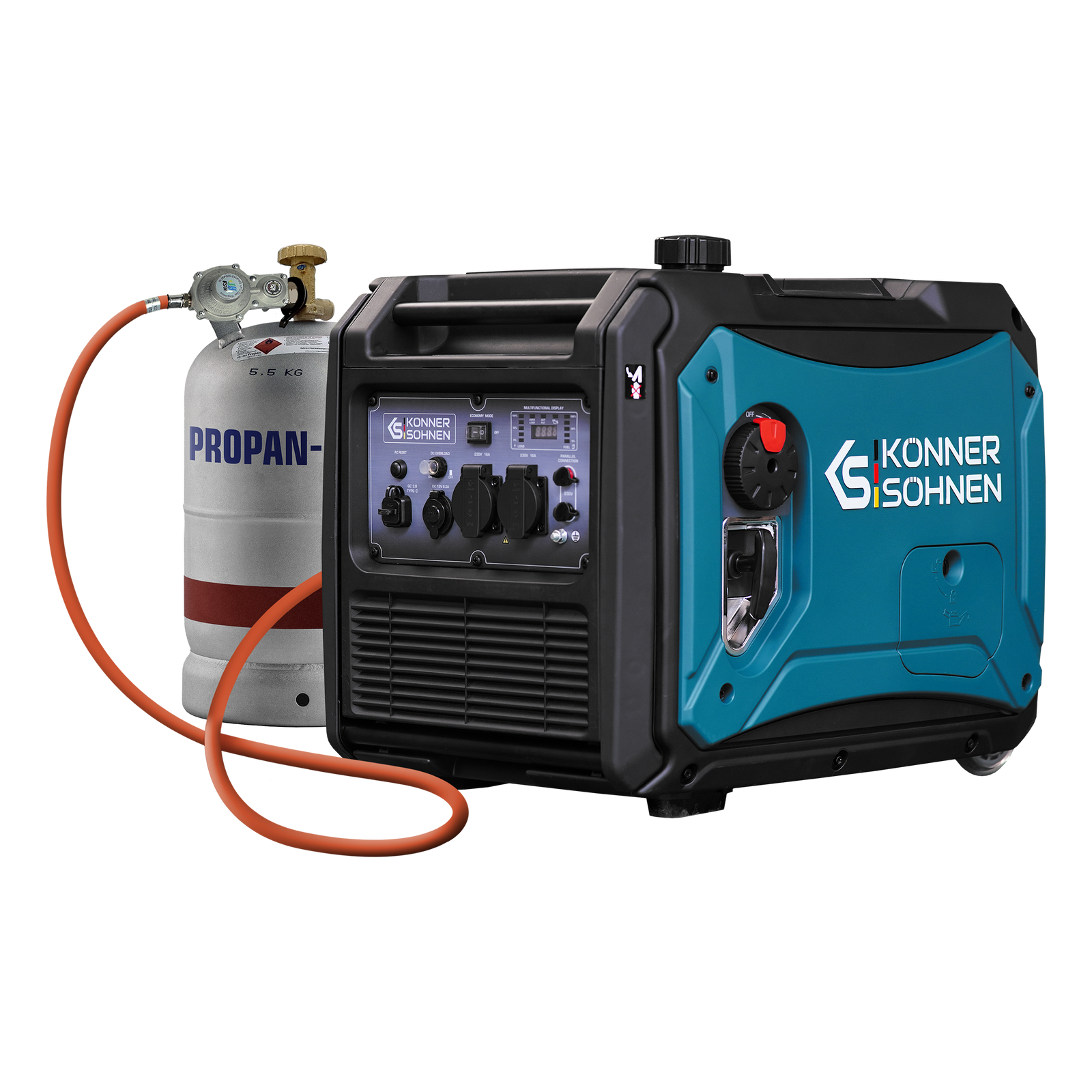 Inwerterowy generator LPG/benzyna KS 4000iEG S