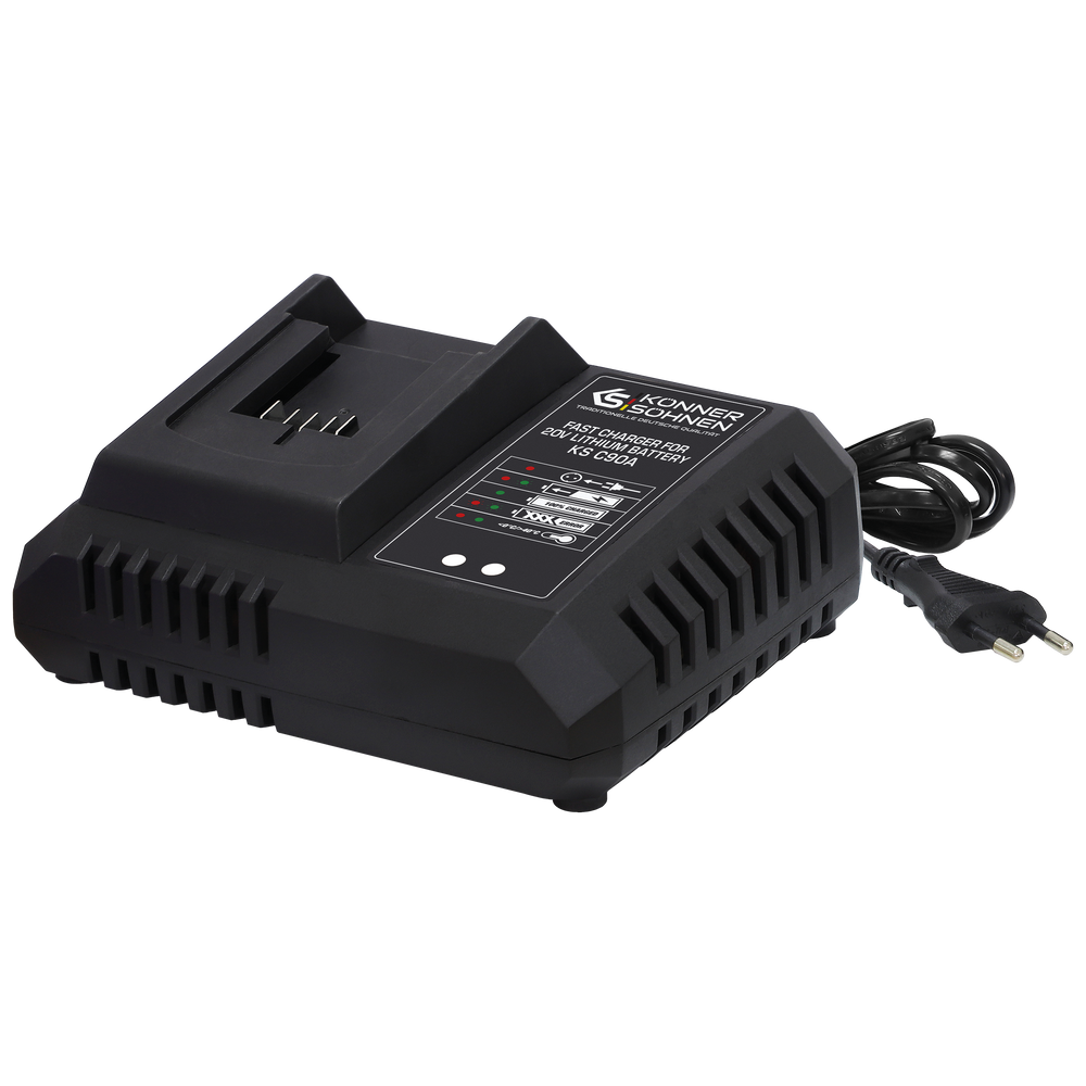 Chargeur rapide pour batterie lithium-ion 20 V KS C90A