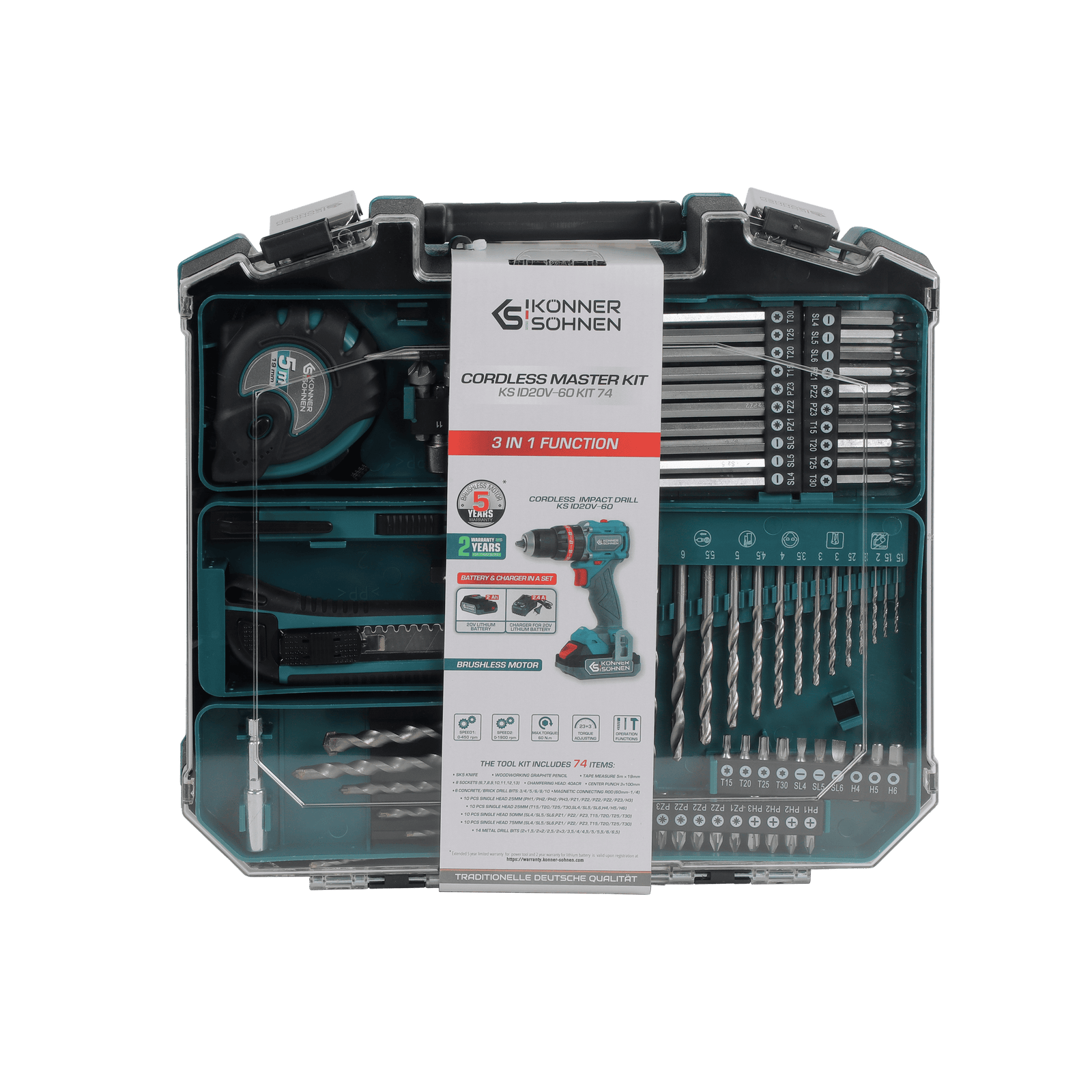 Ασύρματο Σετ Master KS ID20V-60 KIT 74