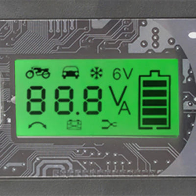 LCD-display med baggrundsbelysning