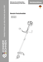 Benzines bozótvágó és damilos fűkasza KS BC17G-2T, KS BC19G-2T