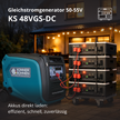 KS 48VGS-DC Egyenáramú generátor, 50–55V változat thumbnail