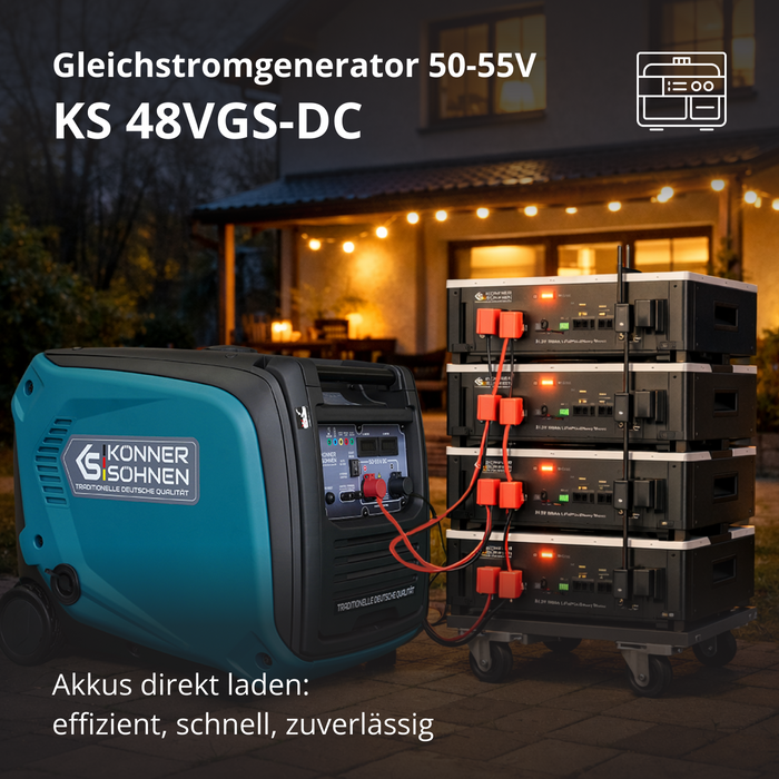 KS 48VGS-DC Egyenáramú generátor, 50–55V változat