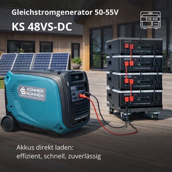Γεννήτρια Άμεσου Ρεύματος KS 48VS-DC, έκδοση 50–55V