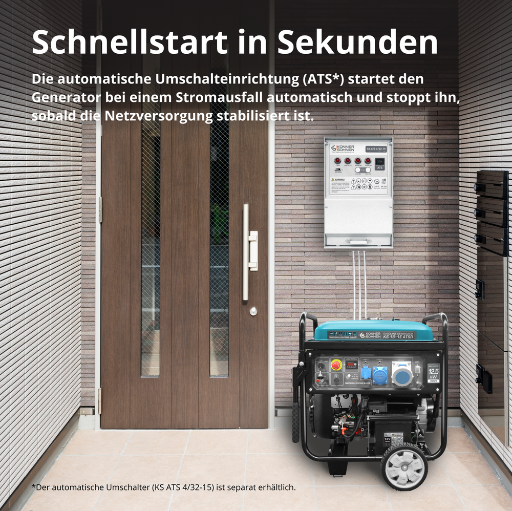 Gerador a gasolina "Könner & Söhnen" KS 15-1E ATSR
