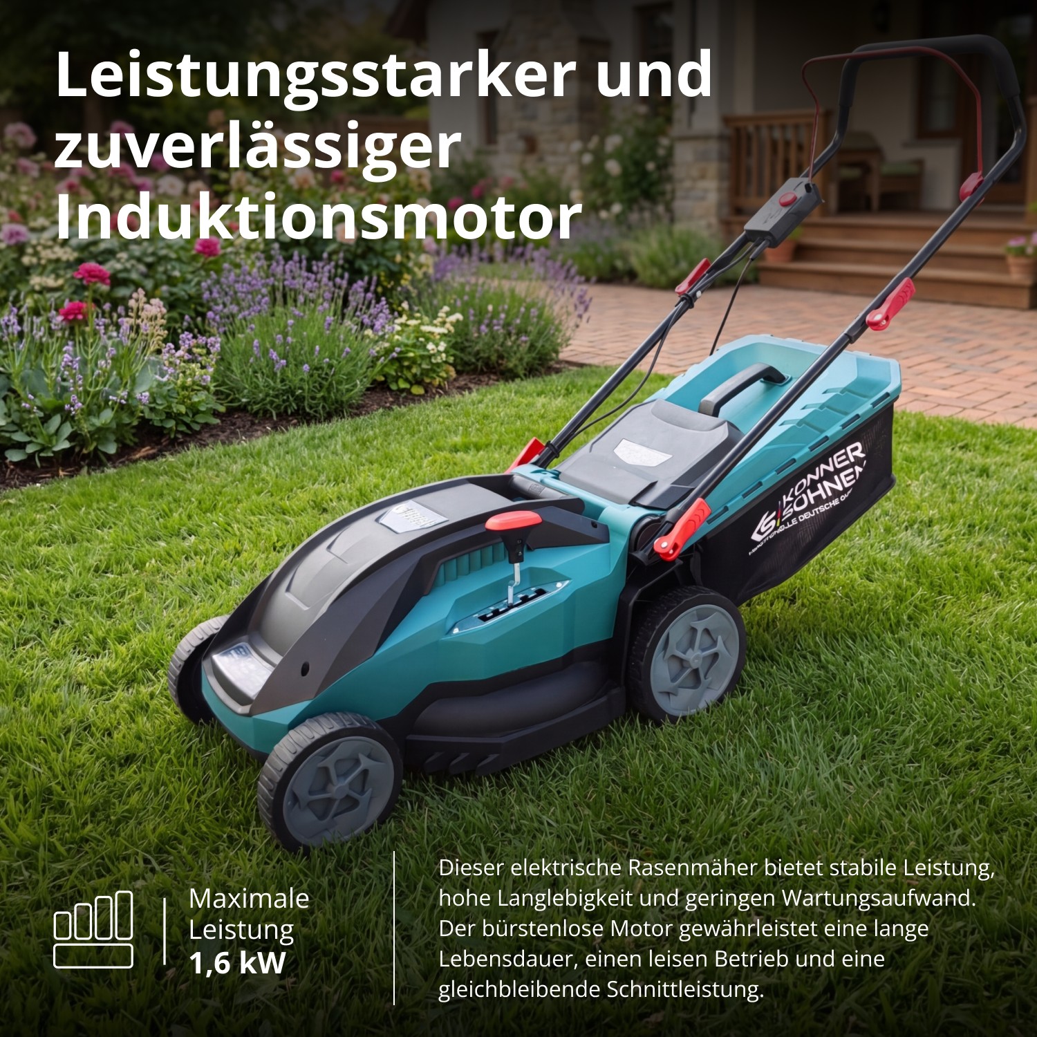 Elektrická sekačka na trávu KS 38LM16-BL
