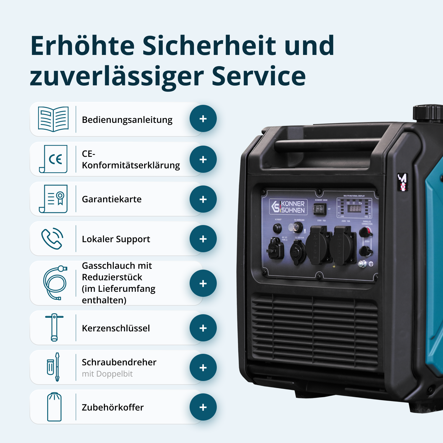 Invertorový generátor na LPG/benzín KS 4000iEG S