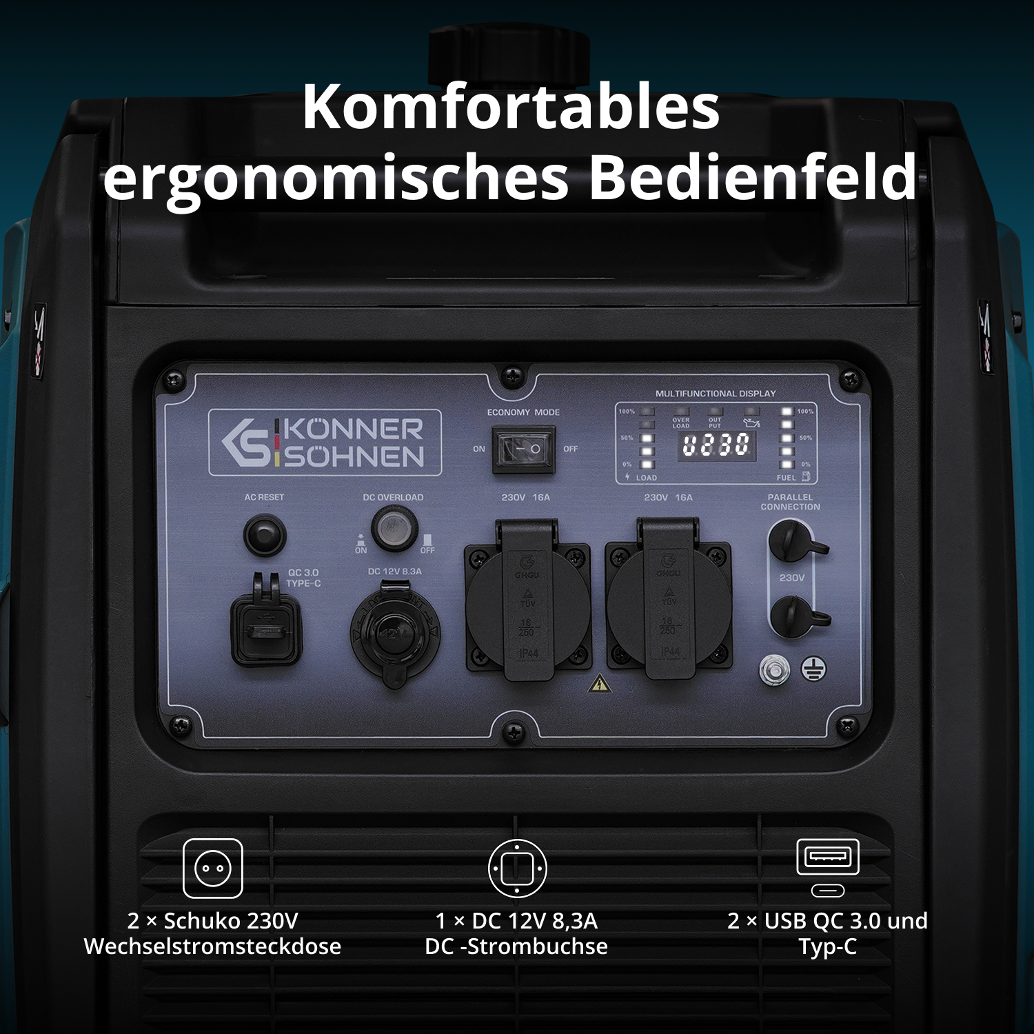 Invertorový generátor na LPG/benzín KS 4000iEG S