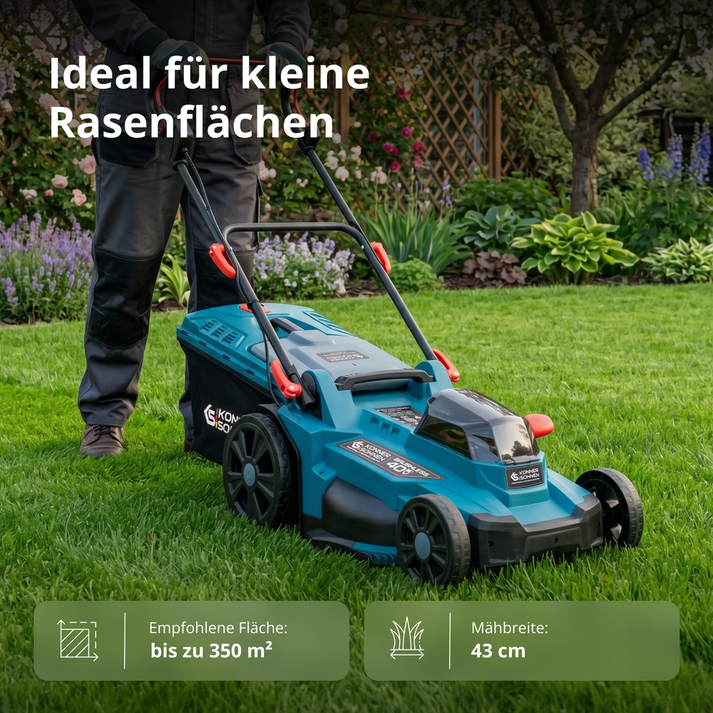Aktion Rasenpflege-Set KS 43LM-BCT40V-SET