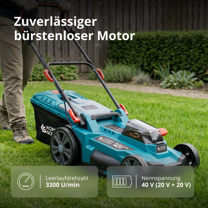 Aktion Rasenpflege-Set KS 43LM-BCT40V-SET