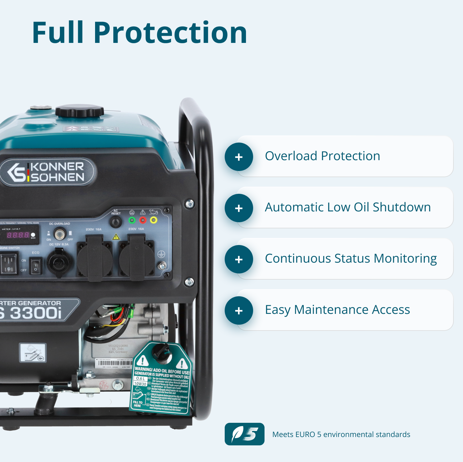 Inverter Generator KS 3300i (Refurbished Excellent)