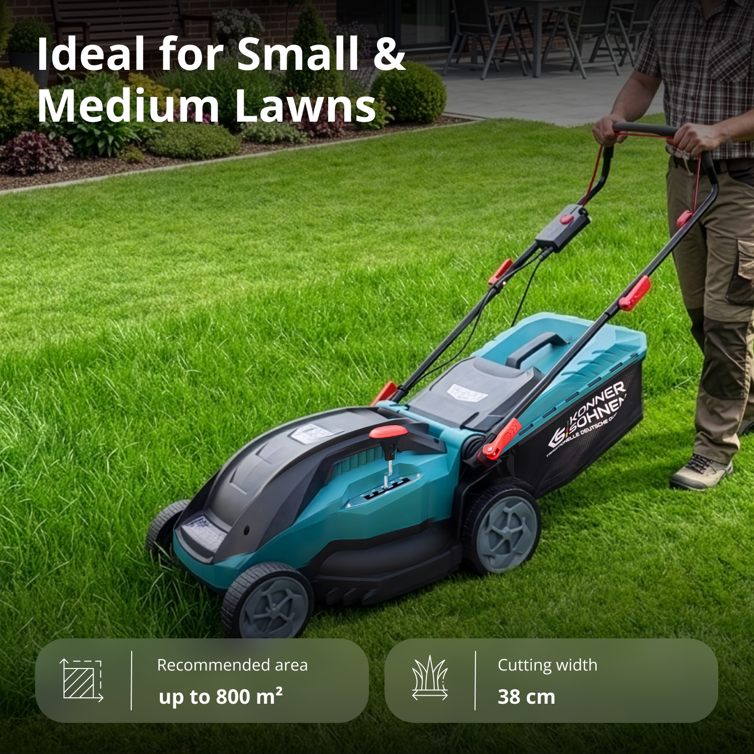 Electric Lawn Mower KS 38LM16-BL