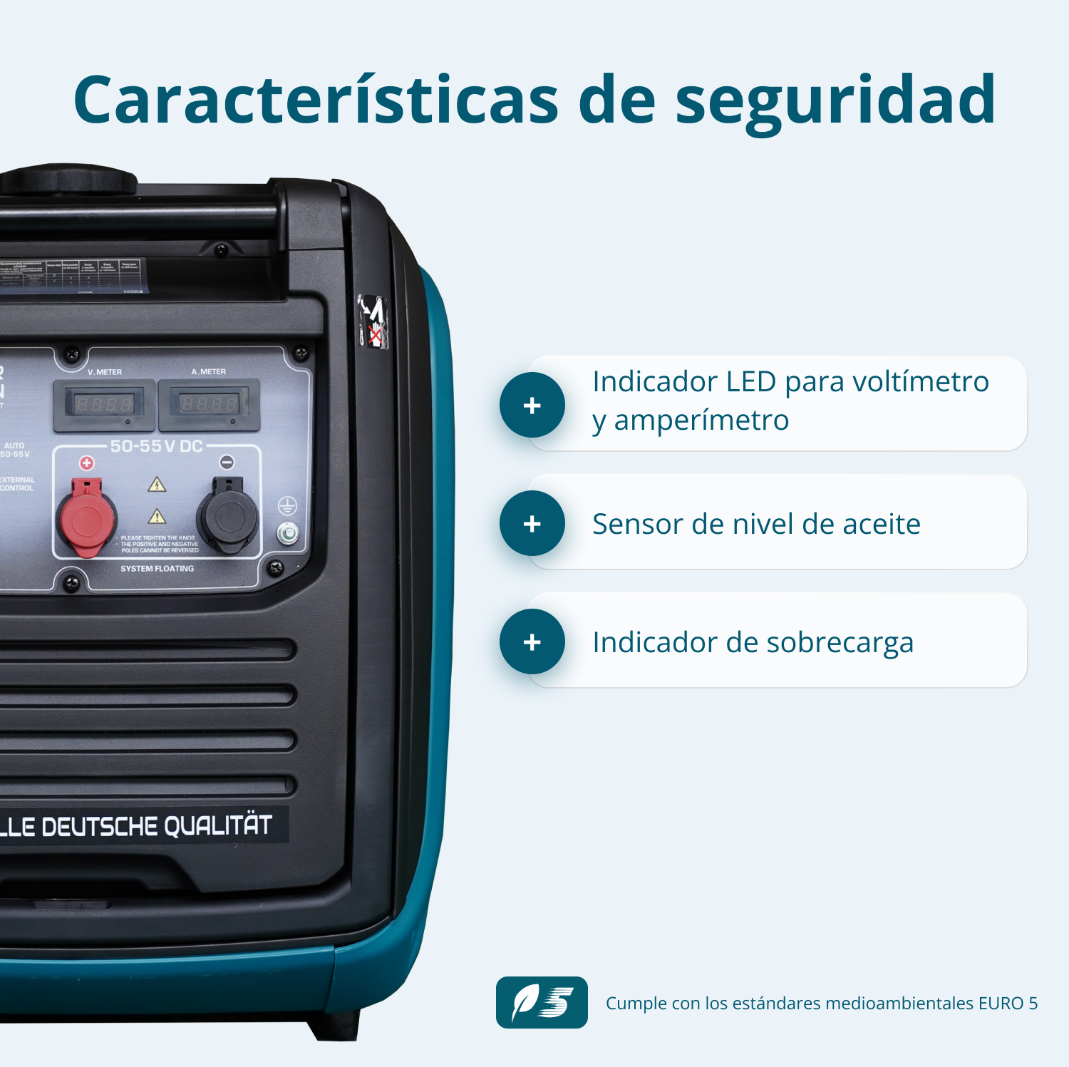 Generador de corriente continua KS 48VS-DC, versión 50–55V