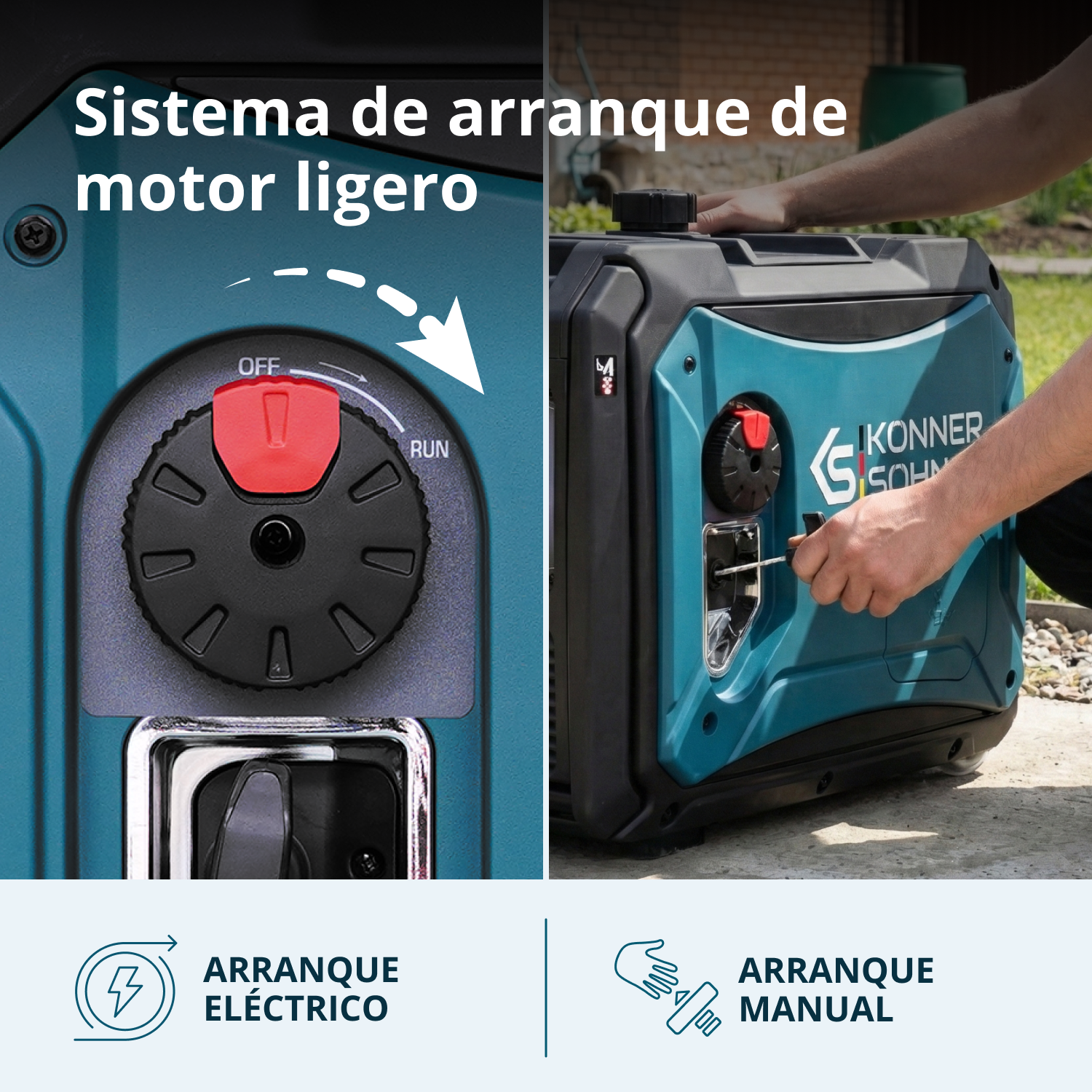 Generador inverter Könner & Söhnen KS 4000iE S