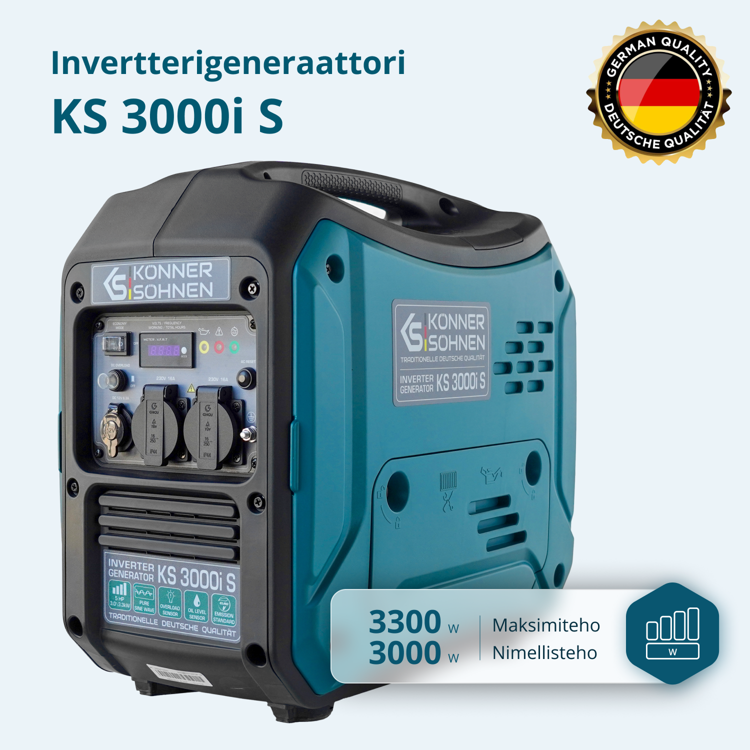 Invertterigeneraattori KS 3000i S