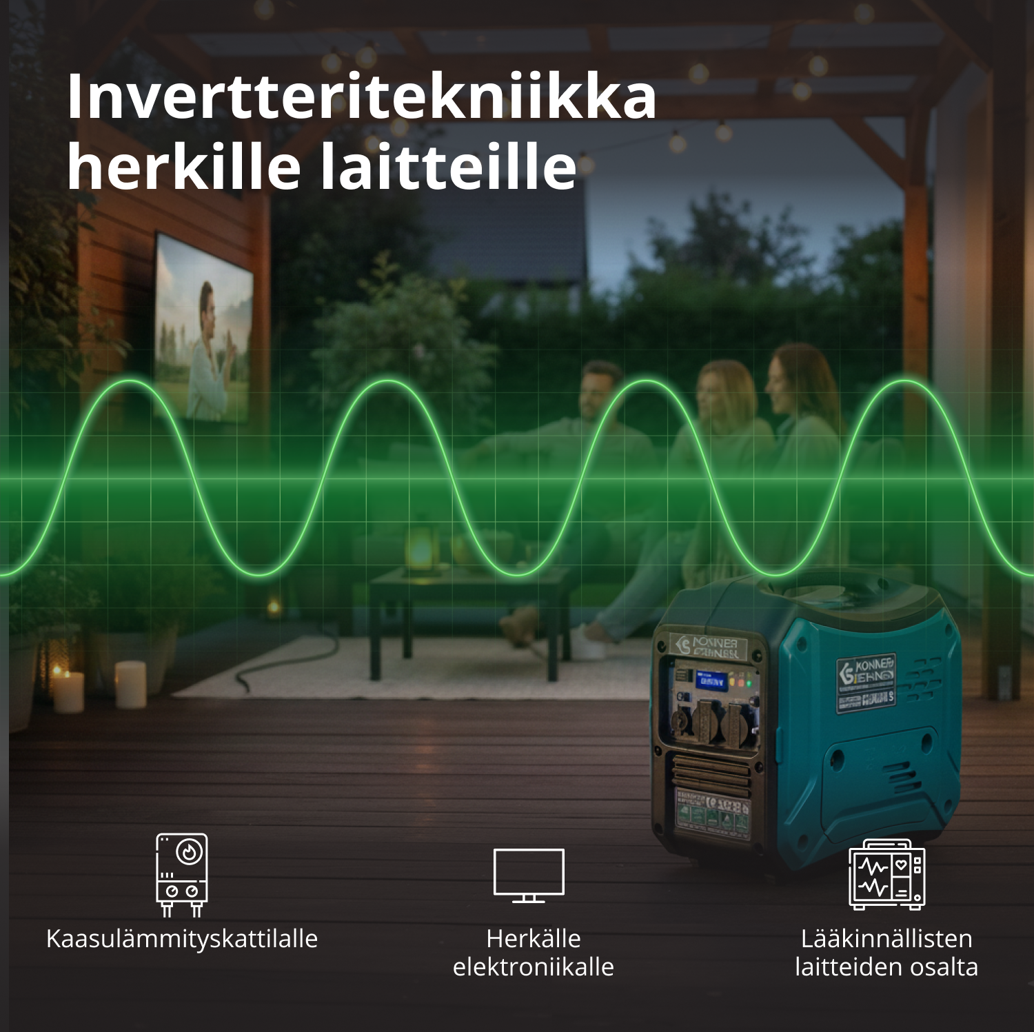 Invertterigeneraattori KS 3000i S