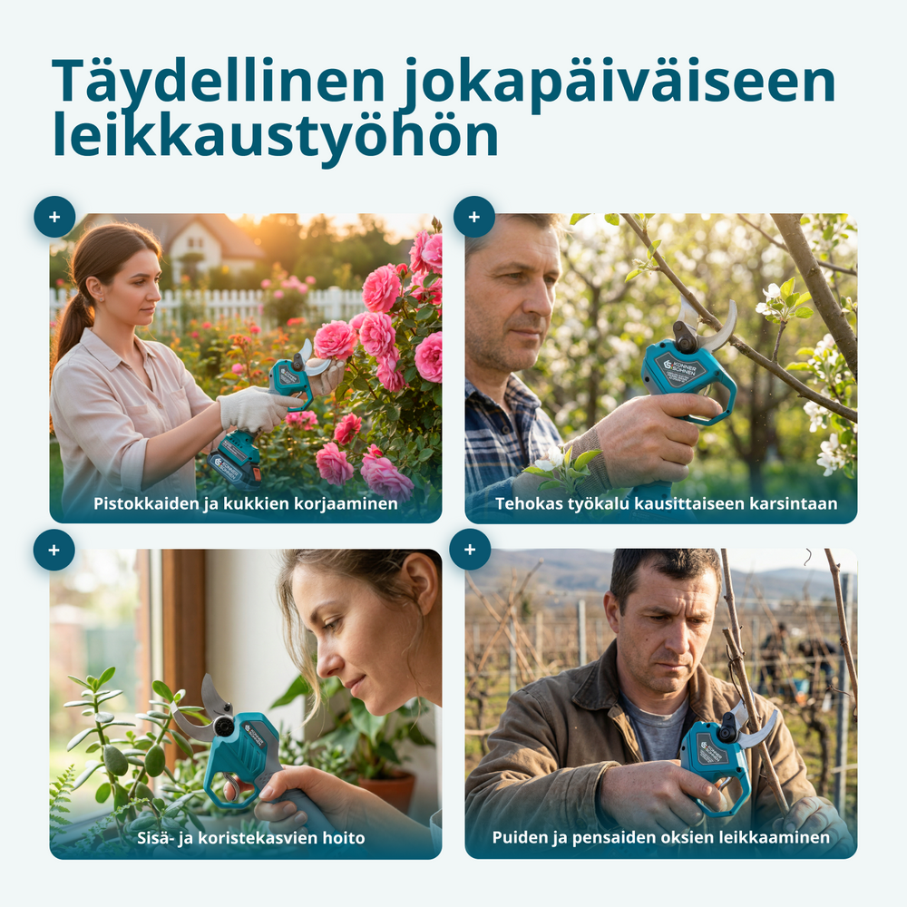 Johdottomat sähköiset oksasakset KS CPS20V-40