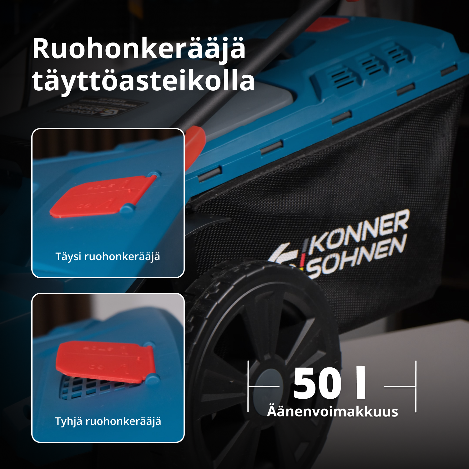 Akkukäyttöinen ruohonleikkuri KS 43LM-40V