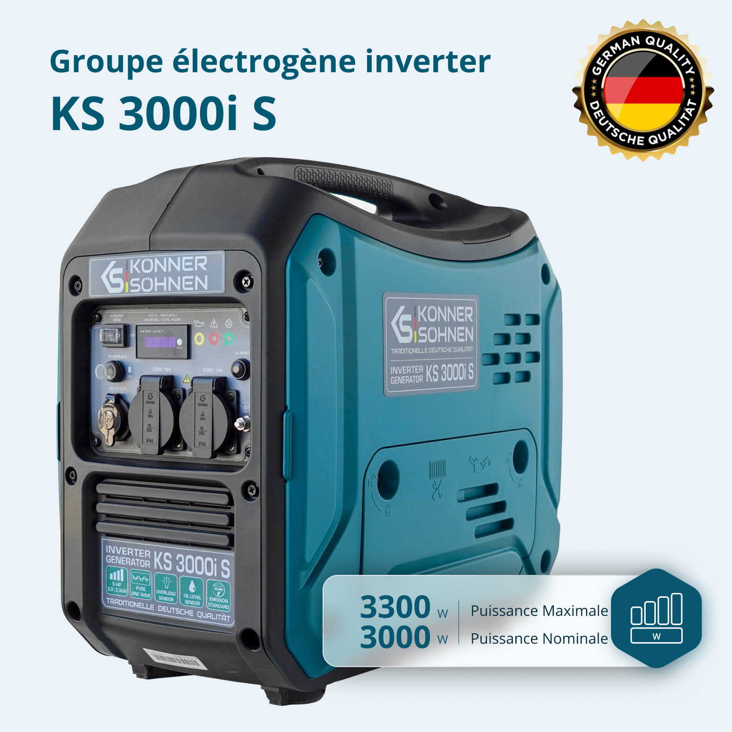 Groupe électrogène inverter KS 3000i S