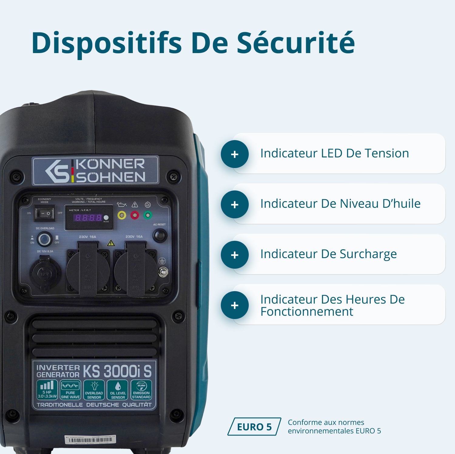 Groupe électrogène inverter KS 3000i S