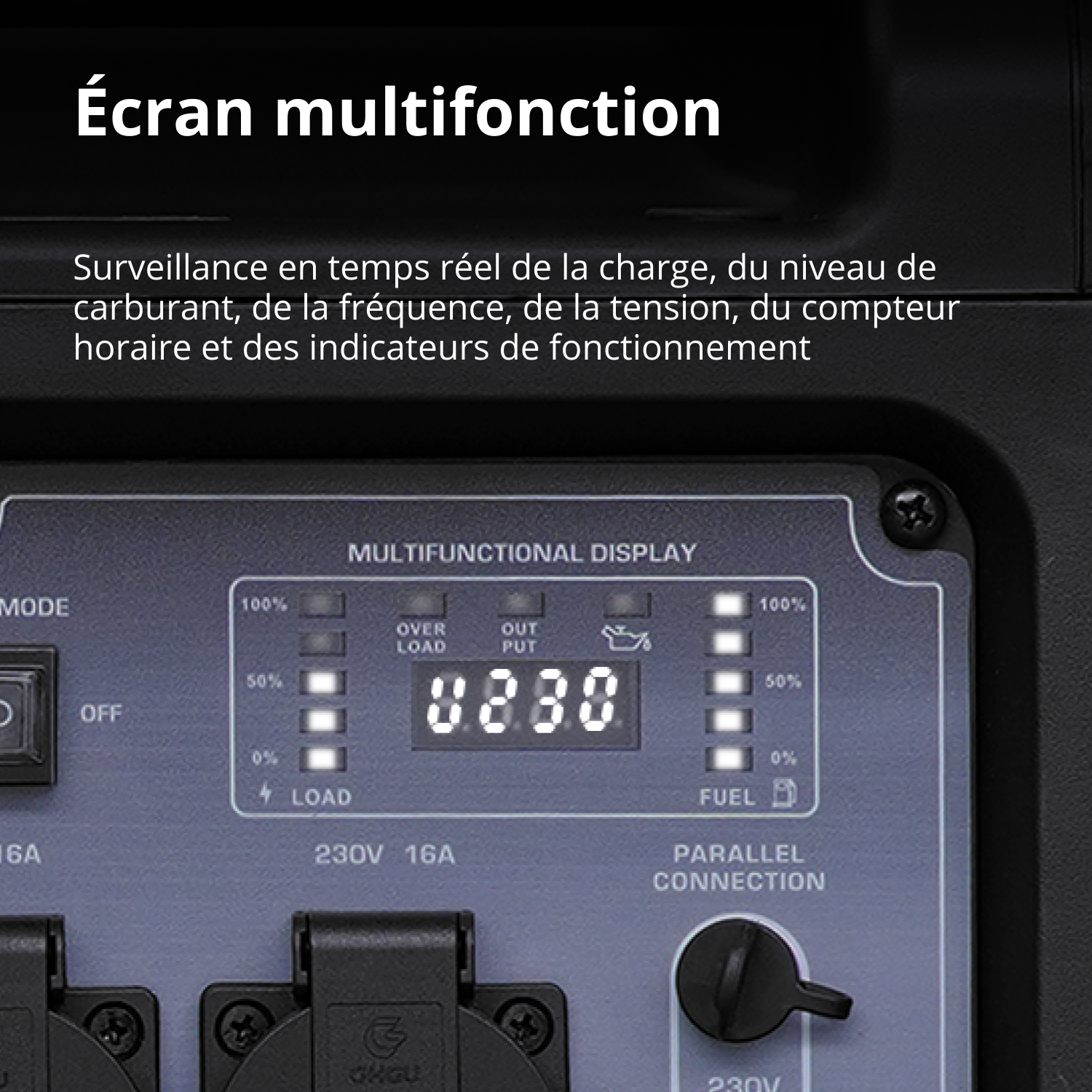 Groupe électrogène à essence-gaz de type inverter KS 4000iEG S