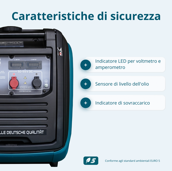 Generatore a Corrente Continua KS 48VS-DC, versione 50–55V