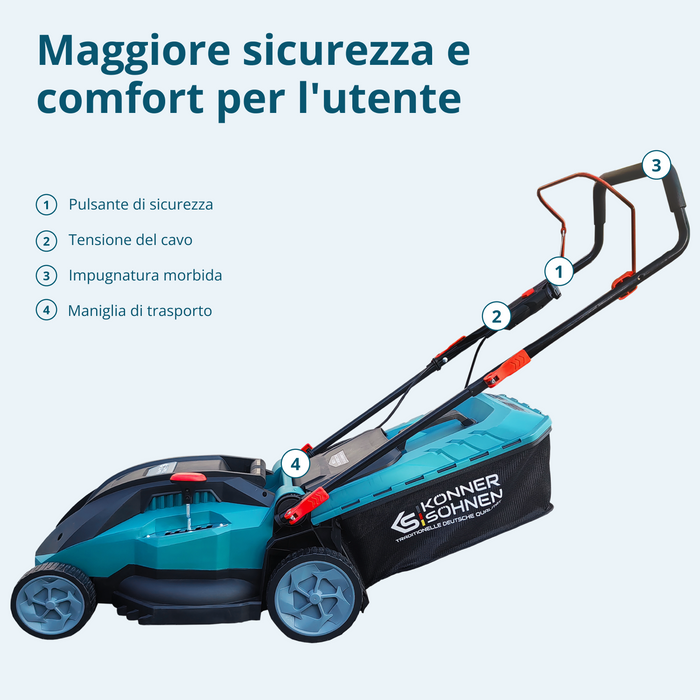 Rasaerba Elettrico KS 38LM16-BL