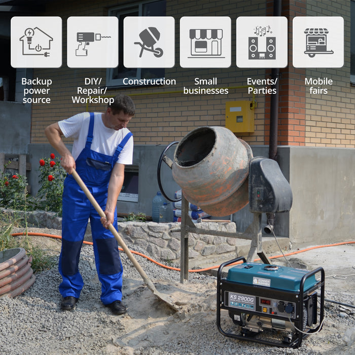 Generador híbrido de gasolina y gas "Könner & Söhnen" KS 2900G