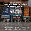Groupe électrogène à essence/gaz "Könner & Söhnen" KS 2900G thumbnail