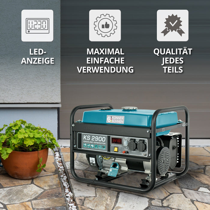 Benzinski generator „Könner & Söhnen“ KS 2900