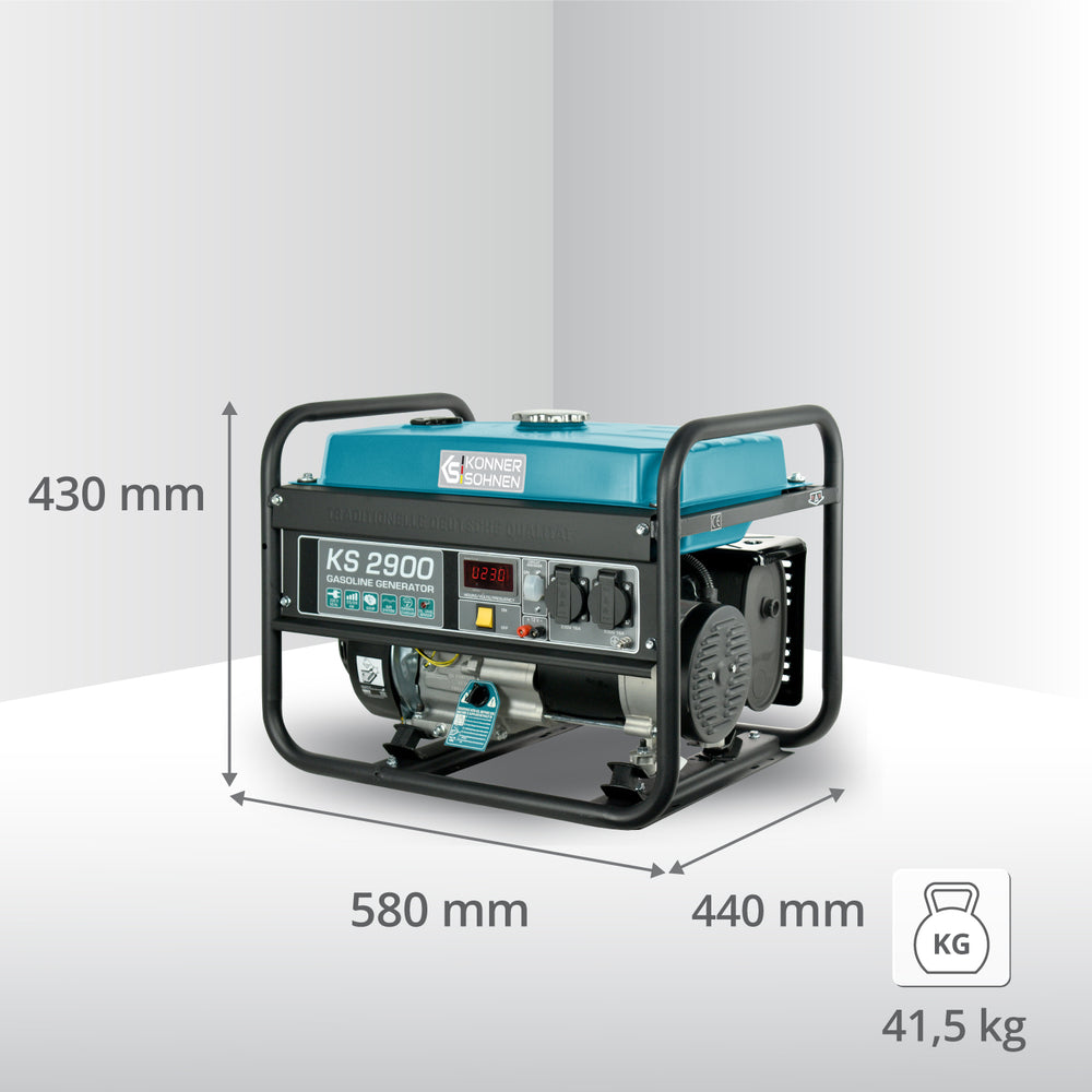 Generador de gasolina "Könner & Söhnen" KS 2900
