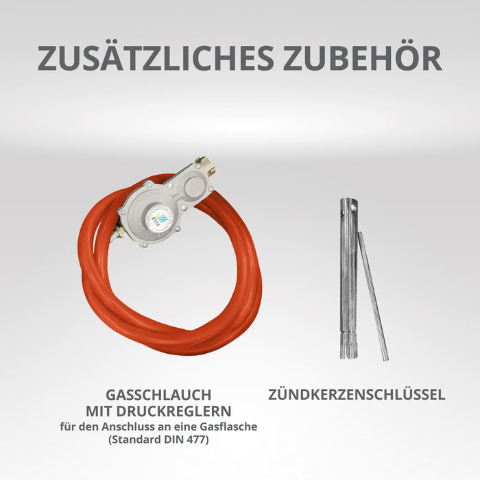 LPG/Benzin-Generator "Könner & Söhnen" KS 3000G