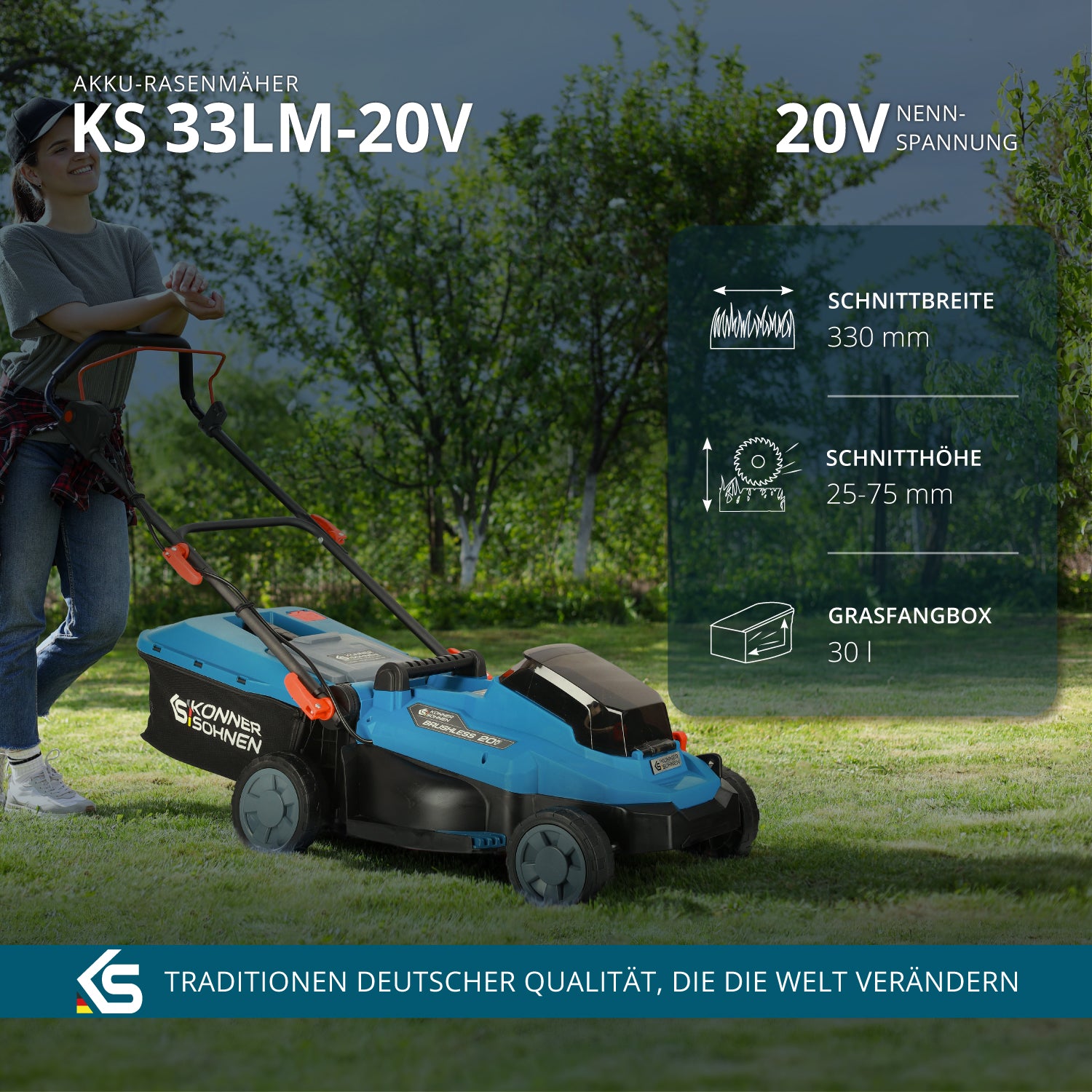 Bežična kosilica za travu KS 33LM-20V